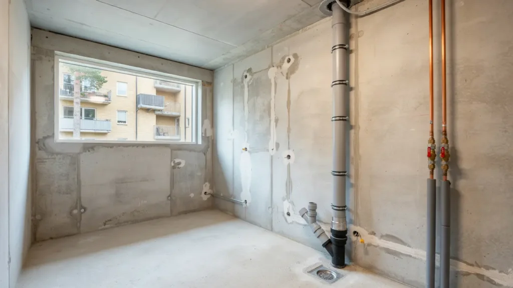 stambyte och stamrenovering i bostadsrattsforening i bandhagen hogdalen 1364